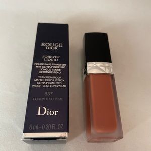 Rouge Dior Forever Liquid Transfer-Proof Matte Liquid Lipstick 637ForeverSublime